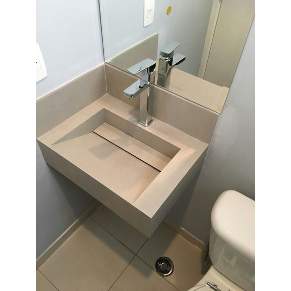 Дизайнерская раковина из керамогранита 60х60 см (вариант 2) цвет индивидуальный фото 3