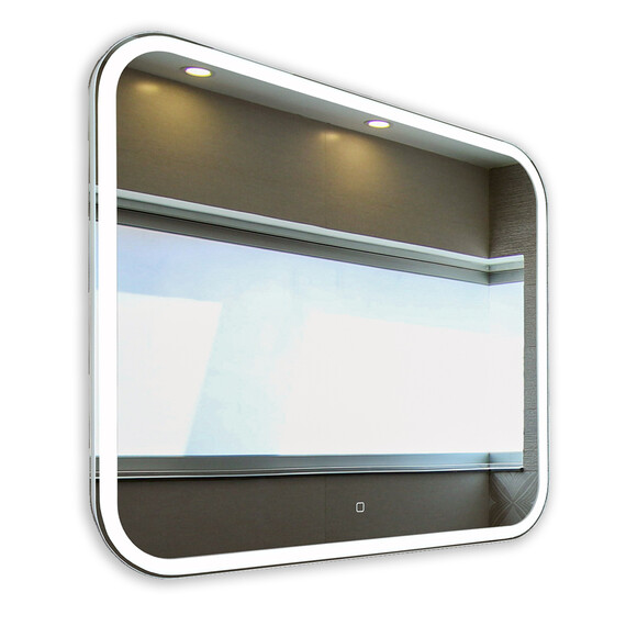 Зеркало Azario Стив Led 100 см (с подсветкой и сенсорным выключателем) фото 