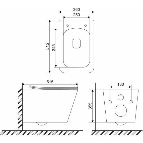 Инсталляция с подвесным унитазом комплект: Sole с подвесным унитазом Cube pro сиденье микролифт - 11 Инсталляция с подвесным унитазом комплект: Sole с подвесным унитазом Cube pro сиденье микролифт фото 11