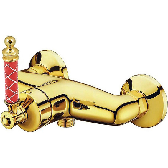 Смеситель для душа Boheme Vogue 214-MR-R, gold-red фото 