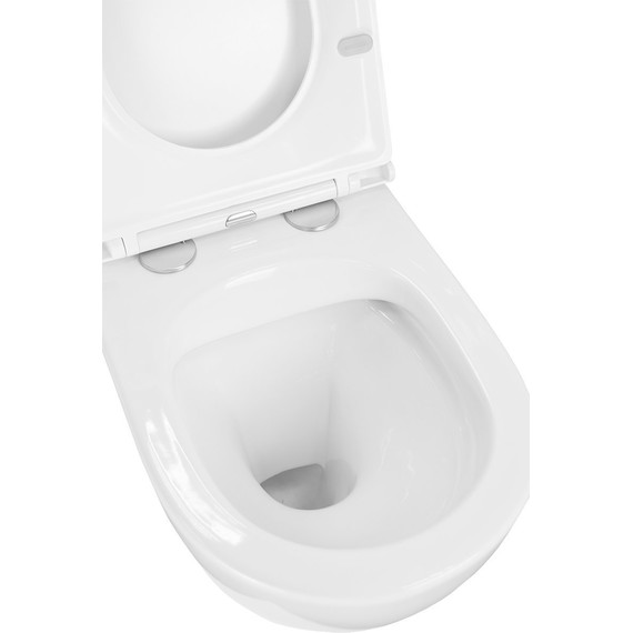 Инсталляция с подвесным унитазом комплект: Grohe Rapid SL 38772001 с подвесным безободковым унитазом Azario Grado AZ-0046 сиденье микролифт, крепление, кнопка смыва хром + набор для гигиенического душа Haiba HB5511 - 7 Инсталляция с подвесным унитазом комплект: Grohe Rapid SL 38772001 с подвесным безободковым унитазом Azario Grado AZ-0046 сиденье микролифт, крепление, кнопка смыва хром + набор для гигиенического душа Haiba HB5511 фото 7