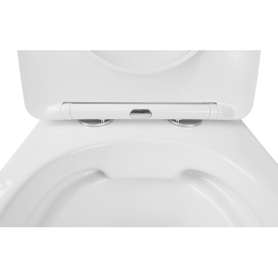 Инсталляция с подвесным унитазом комплект: Grohe Rapid SL 38772001 с подвесным безободковым унитазом Azario Grado AZ-0046 SP сиденье микролифт, крепление, кнопка смыва хром, Цвет производителя: хром - 8 Инсталляция с подвесным унитазом комплект: Grohe Rapid SL 38772001 с подвесным безободковым унитазом Azario Grado AZ-0046 SP сиденье микролифт, крепление, кнопка смыва хром, Цвет производителя: хром фото 8