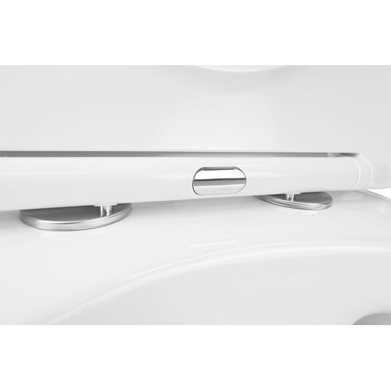 Инсталляция с подвесным унитазом комплект: Grohe Rapid SL 38772001 с подвесным безободковым унитазом Azario Grado AZ-0046 SP сиденье микролифт, крепление, кнопка смыва хром, Цвет производителя: хром - 9 Инсталляция с подвесным унитазом комплект: Grohe Rapid SL 38772001 с подвесным безободковым унитазом Azario Grado AZ-0046 SP сиденье микролифт, крепление, кнопка смыва хром, Цвет производителя: хром фото 9