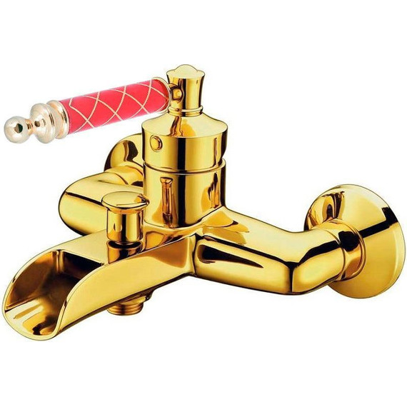 Смеситель для ванны Boheme Vogue 213-MR-R, gold-red фото 