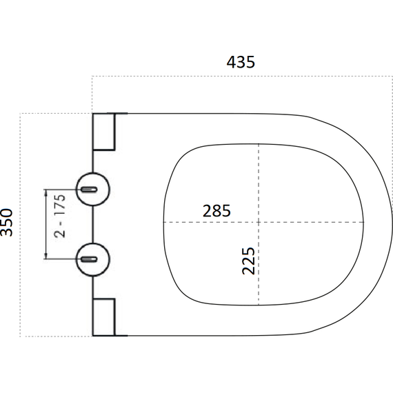 Сиденье с крышкой для унитаза Boheme Avva Bello микролифт 976-W фото 2