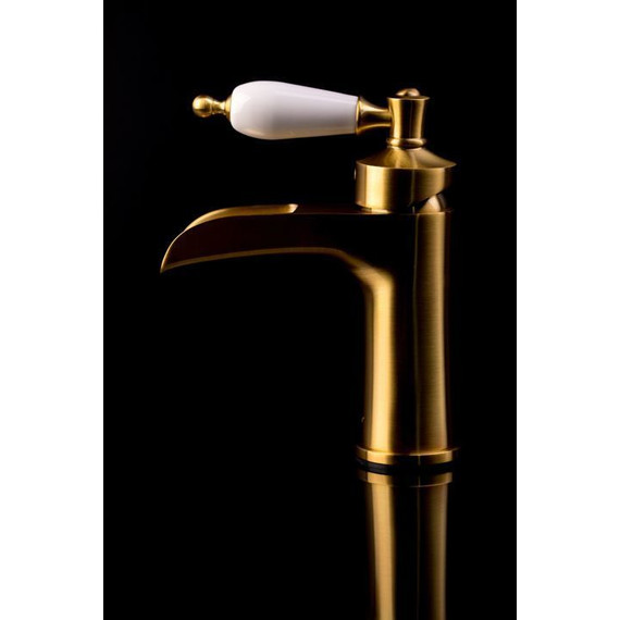 Смеситель для раковины Boheme Vogue Crystal 201-CRST, бронза - 4 Смеситель для раковины Boheme Vogue Crystal 201-CRST, бронза фото 4