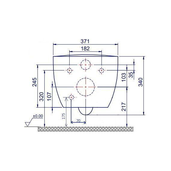 Унитаз-биде подвесной безободковый Boheme Bianca 963-SET-2-W с крышкой микролифт фото 3