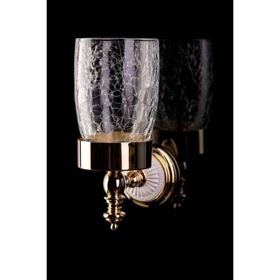 Стакан для зубных щеток Boheme Palazzo 10104, золото фото 2