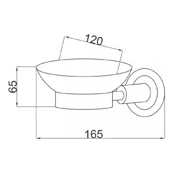Мыльница Boheme Murano Crome 10903-B-CR, chrome - 2 Мыльница Boheme Murano Crome 10903-B-CR, chrome фото 2