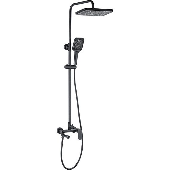 Душевая стойка Azario Arizona AZ-20BS, черный, Цвет производителя: чёрный - 2 Душевая стойка Azario Arizona AZ-20BS, черный, Цвет производителя: чёрный фото 2