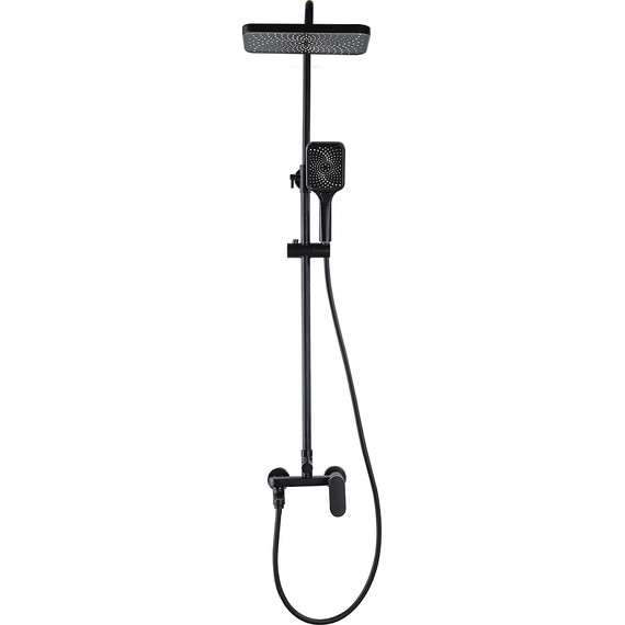 Душевая стойка Azario Arizona AZ-20BS, черный, Цвет производителя: чёрный - 3 Душевая стойка Azario Arizona AZ-20BS, черный, Цвет производителя: чёрный фото 3