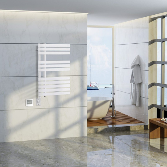 Полотенцесушитель электрический Boheme Venturo П11 80х900 мм 721-MW, matt white фото 3