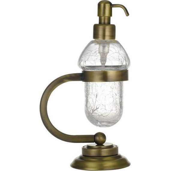 Дозатор для жидкого мыла Boheme Murano Bronze 10909-BR, бронза фото 