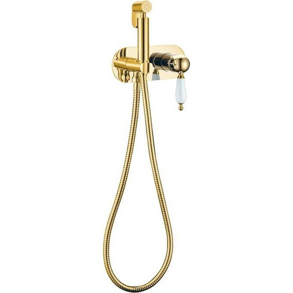 Набор для гигиенического душа Boheme Imperiale 425-SW, золото фото 