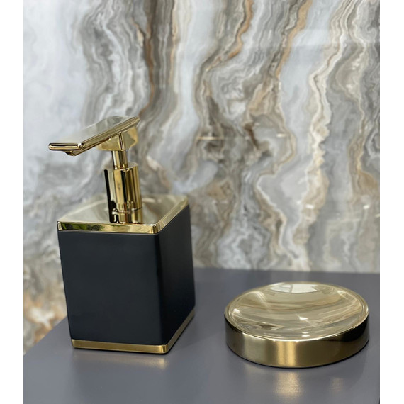 Мыльница Boheme 10963-G, gold фото 2