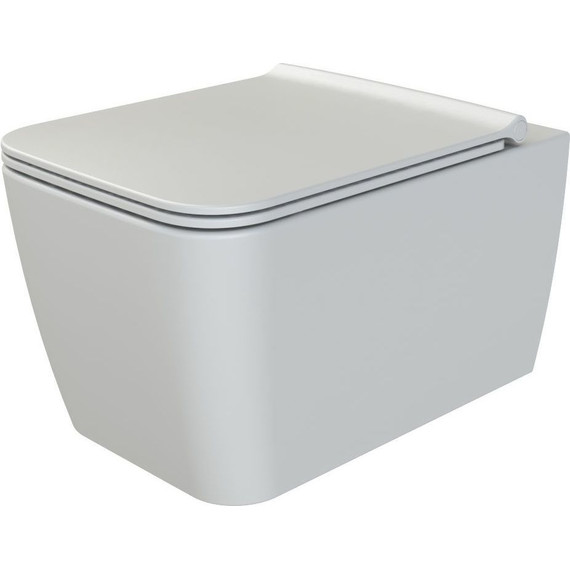 Унитаз-биде подвесной безободковый Boheme Zen 967-SET-2-W с крышкой микролифт фото 2