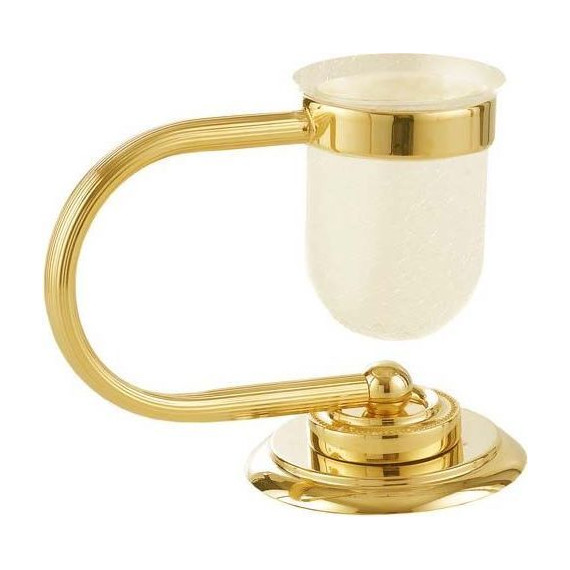 Стакан для зубных щеток Boheme Murano Gold 10911-G, gold фото 