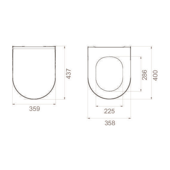 Сиденье с крышкой для унитаза Boheme Bianca микролифт 966-W - 2 Сиденье с крышкой для унитаза Boheme Bianca микролифт 966-W фото 2