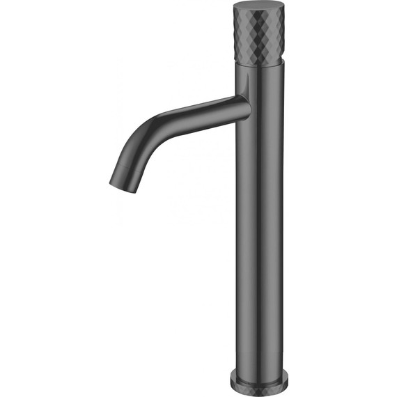 Смеситель для раковины высокий Boheme Stick 122-BB, чёрный фото 