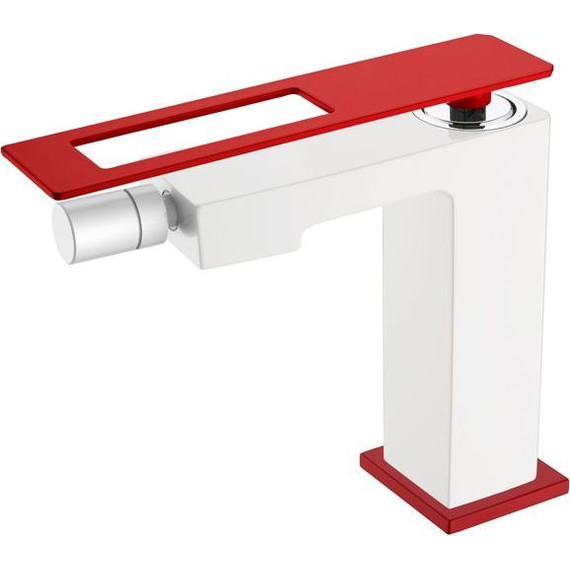 Смеситель для биде Boheme Q 146-WR, white red фото 