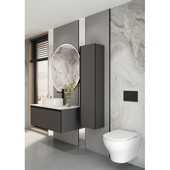 Унитаз-биде подвесной Boheme Fiore 978-SET-2-MW с крышкой микролифт фото 3