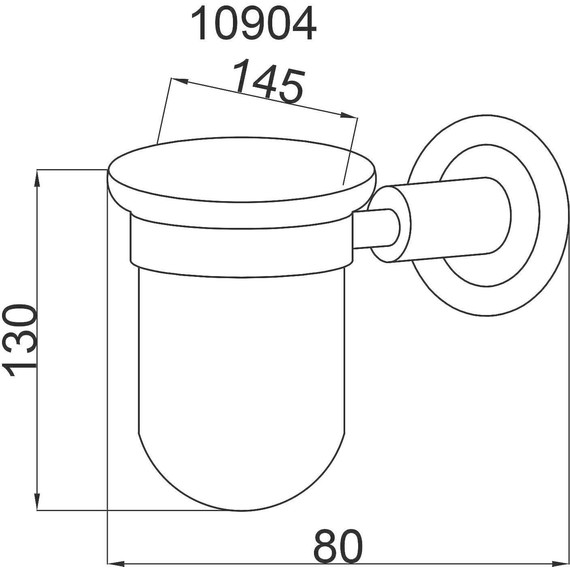 Стакан для зубных щеток Boheme Murano Gold 10904-V-G, золото - 3 Стакан для зубных щеток Boheme Murano Gold 10904-V-G, золото фото 3