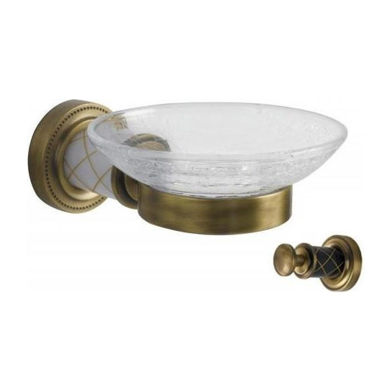Мыльница Boheme Murano Bronze 10903-B-BR, бронза фото 