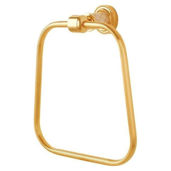 Кольцо для полотенец Boheme Murano Gold 10905-W-G, золото фото 