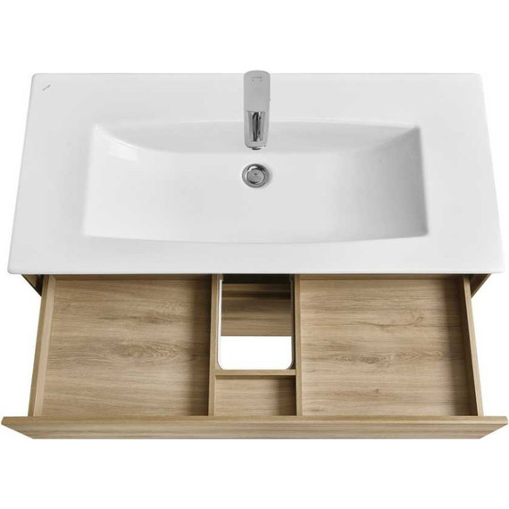 Тумба подвесная с раковиной Акватон Либерти 100 см 1A279601LYC70 - 4 Тумба подвесная с раковиной Акватон Либерти 100 см 1A279601LYC70 фото 4