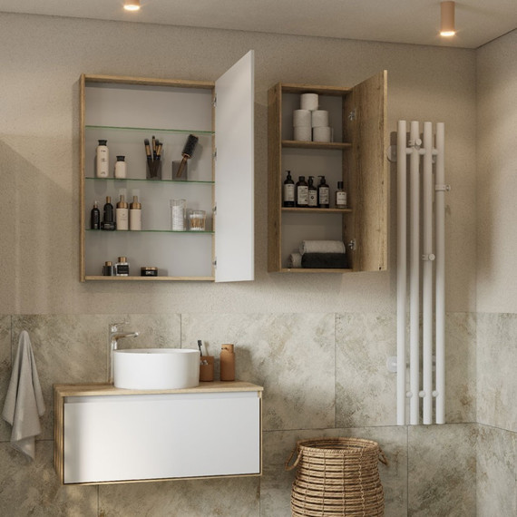 Шкаф Акватон Либерти 40 см 1A280003LYC70, дуб эльвезия - 2 Шкаф Акватон Либерти 40 см 1A280003LYC70, дуб эльвезия фото 2