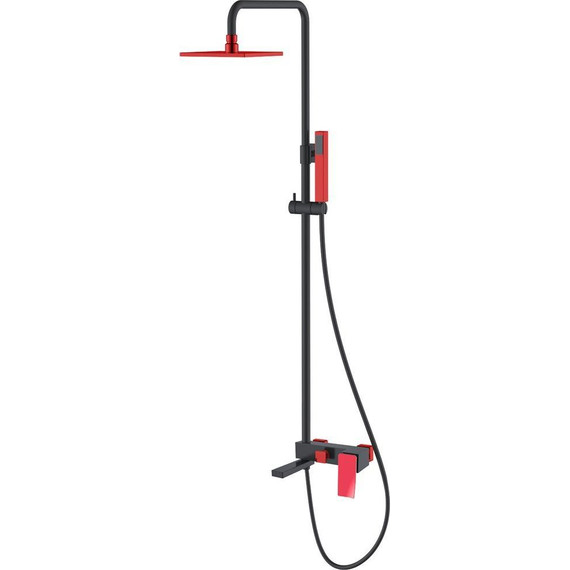 Душевая стойка Boheme Q 148-BR.2, black-red фото 
