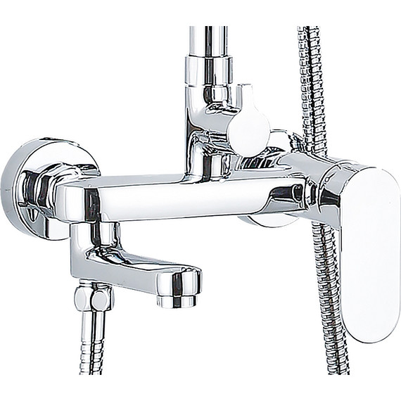 Душевая стойка Azario Arizona AZ-20S, Цвет производителя: хром - 6 Душевая стойка Azario Arizona AZ-20S, Цвет производителя: хром фото 6