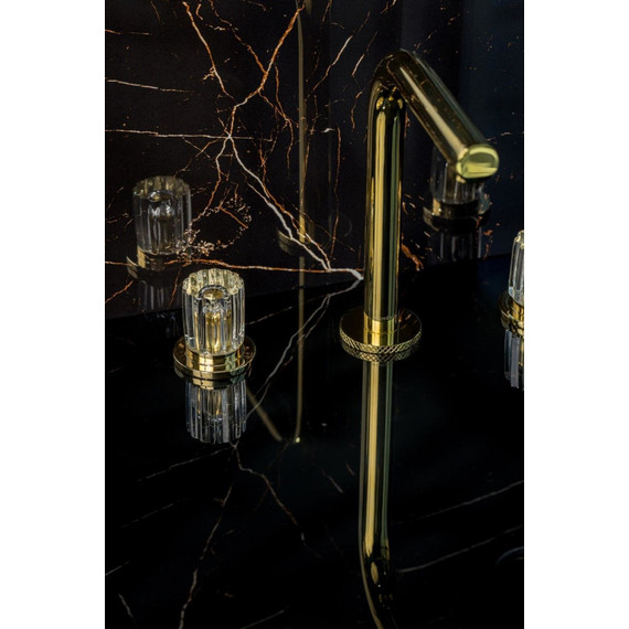 Смеситель для раковины Boheme Elegante 152-G-EL, золото - 4 Смеситель для раковины Boheme Elegante 152-G-EL, золото фото 4