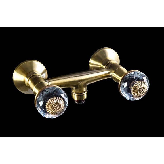 Смеситель для душа Boheme Flora 314-FL, бронза фото 2