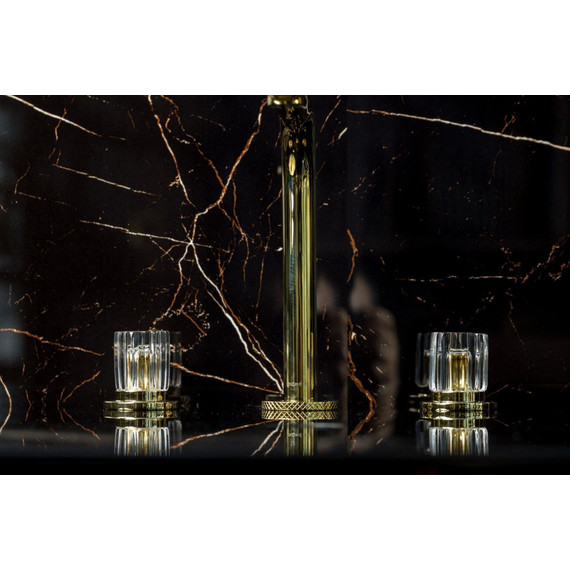 Смеситель для раковины Boheme Elegante 152-G-EL, золото - 3 Смеситель для раковины Boheme Elegante 152-G-EL, золото фото 3