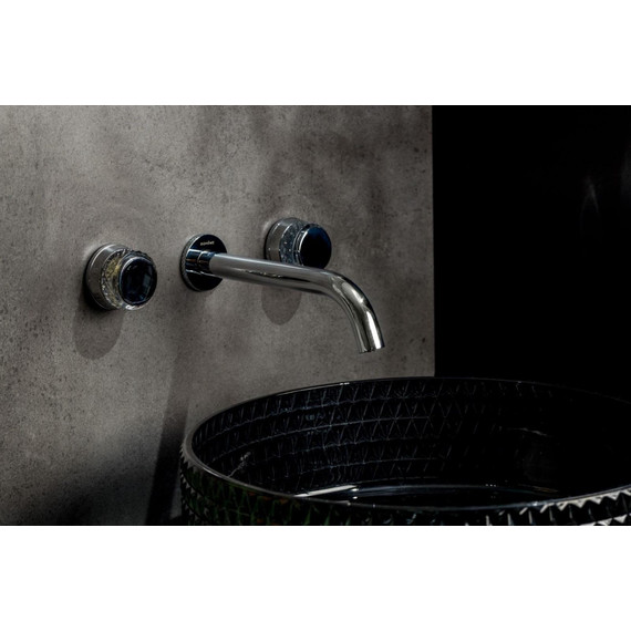 Смеситель для раковины настенный Boheme Aura 152-2-CR-A, chrome, Цвет производителя: хром фото 4