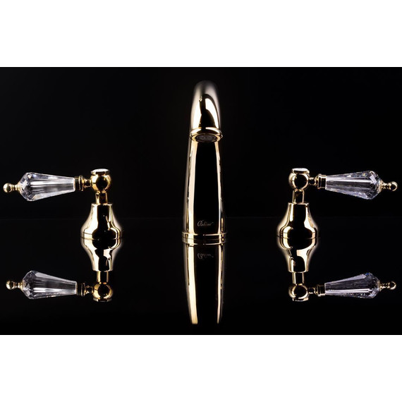 Смеситель для ванны Boheme Imperiale Ripresa 323, золото фото 4