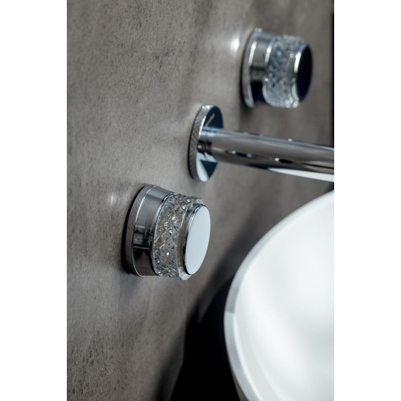 Смеситель для раковины настенный Boheme Aura 152-2-CR-A, chrome, Цвет производителя: хром фото 5