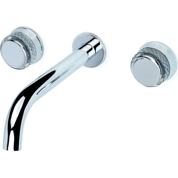 Смеситель для раковины настенный Boheme Aura 152-2-CR-A, chrome, Цвет производителя: хром фото 