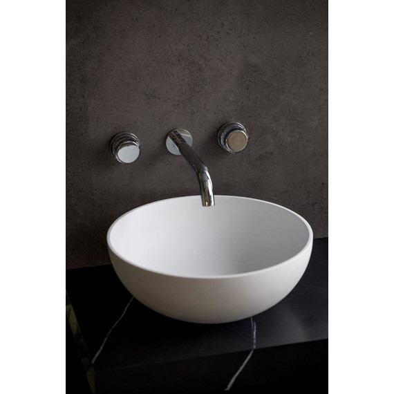 Смеситель для раковины настенный Boheme Aura 152-2-CR-A, chrome, Цвет производителя: хром фото 3