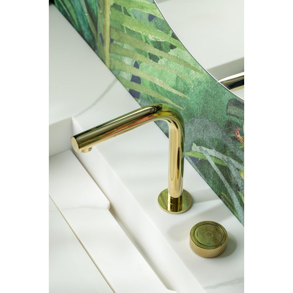 Смеситель для раковины Boheme Tech 158-G, gold - 6 Смеситель для раковины Boheme Tech 158-G, gold фото 6