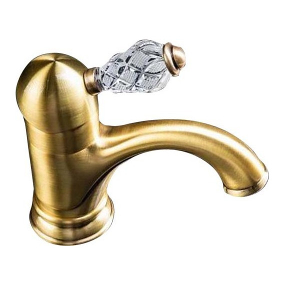 Смеситель для раковины Boheme Crystal 301-CRST, бронза фото 