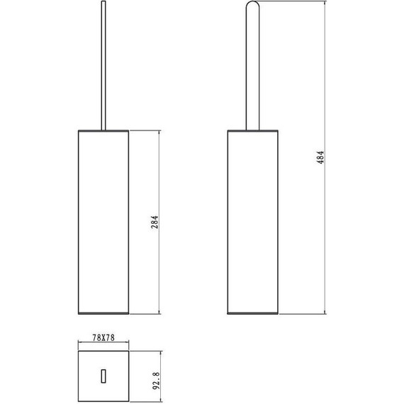 Ёршик для унитаза Boheme 10949-G, gold - 5 Ёршик для унитаза Boheme 10949-G, gold фото 5