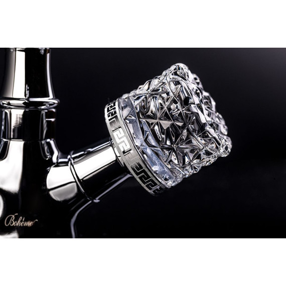 Смеситель для душа Boheme Crystal 314-CRST, бронза фото 3