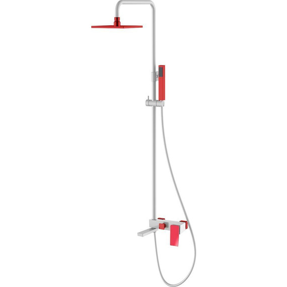 Душевая стойка Boheme Q 148-WR.2, white red фото 