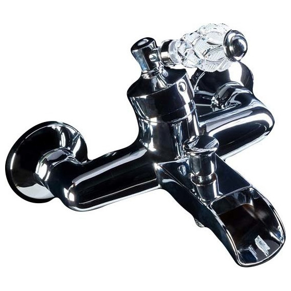 Смеситель для ванны Boheme Vogue Crystal 223-CRST, chrome фото 