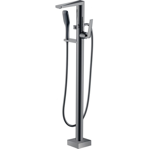 Смеситель для ванны Boheme Venturo 379-SGM, shine gun metal фото 
