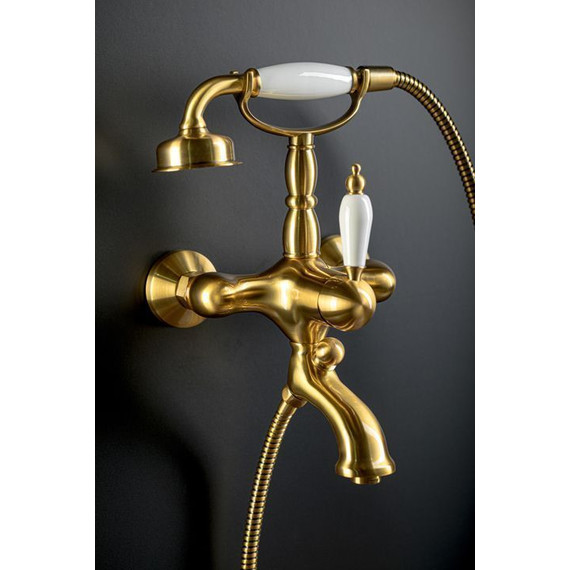 Смеситель для раковины настенный Boheme Medici Ripresa 307, бронза фото 4