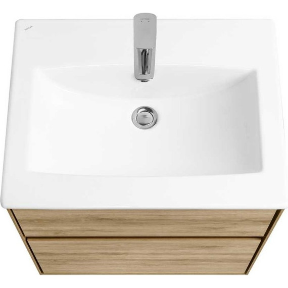 Тумба подвесная с раковиной Акватон Либерти 60 см 1A279401LYC70, дуб эльвезия - 5 Тумба подвесная с раковиной Акватон Либерти 60 см 1A279401LYC70, дуб эльвезия фото 5