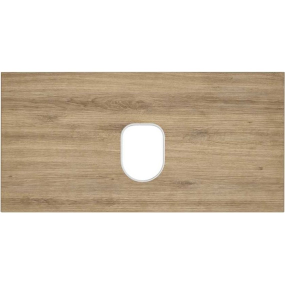 Тумба подвесная со столешницей Акватон Либерти 90 см 1A279901LYC70, дуб эльвезия/белый глянец - 8 Тумба подвесная со столешницей Акватон Либерти 90 см 1A279901LYC70, дуб эльвезия/белый глянец фото 8